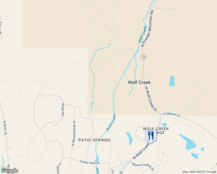 map of restaurants, bars, coffee shops, grocery stores, and more near 4293 Sunrise Drive in Eden