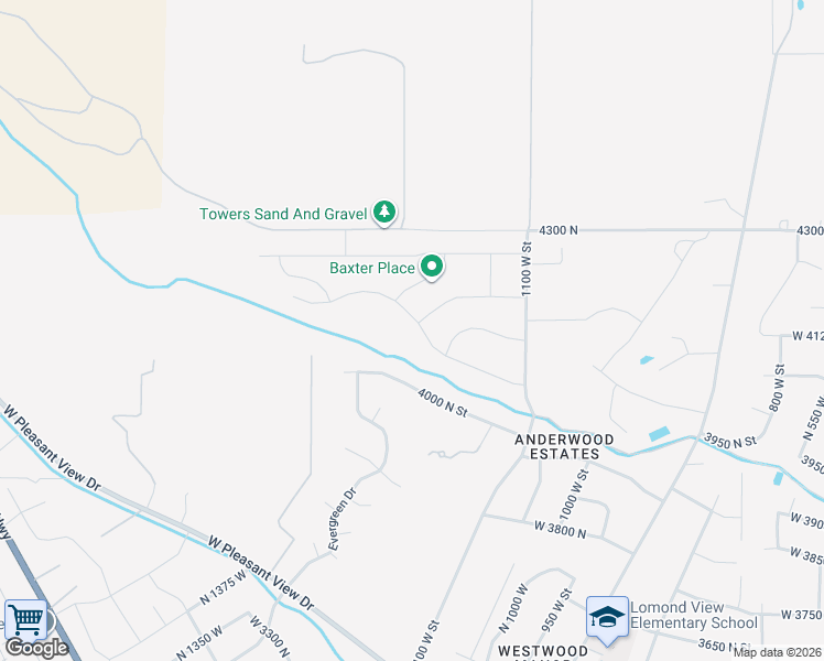 map of restaurants, bars, coffee shops, grocery stores, and more near 1199 West Fallow Way in Pleasant View