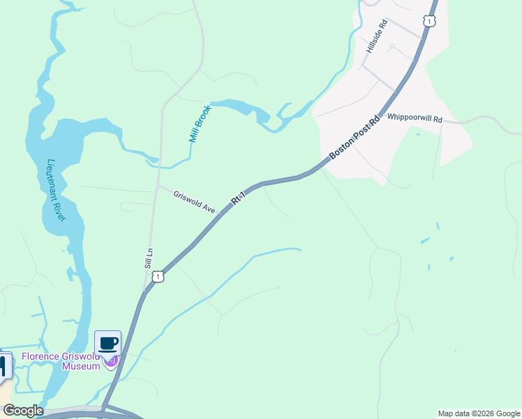 map of restaurants, bars, coffee shops, grocery stores, and more near 19 Boston Post Road in Old Lyme