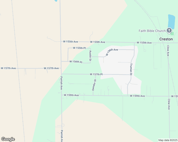 map of restaurants, bars, coffee shops, grocery stores, and more near 9201 West 156th Place in Lowell