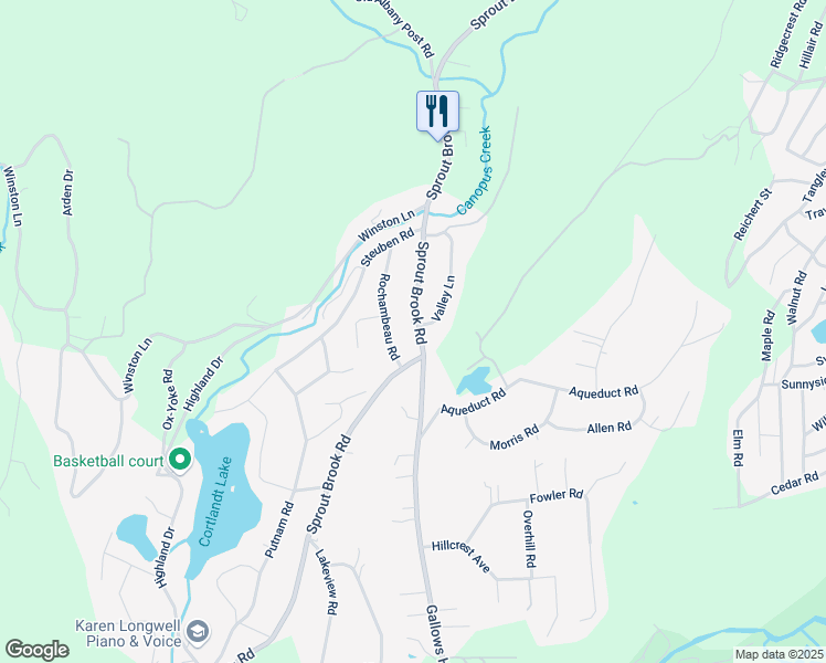 map of restaurants, bars, coffee shops, grocery stores, and more near 357 Sprout Brook Road in Philipstown