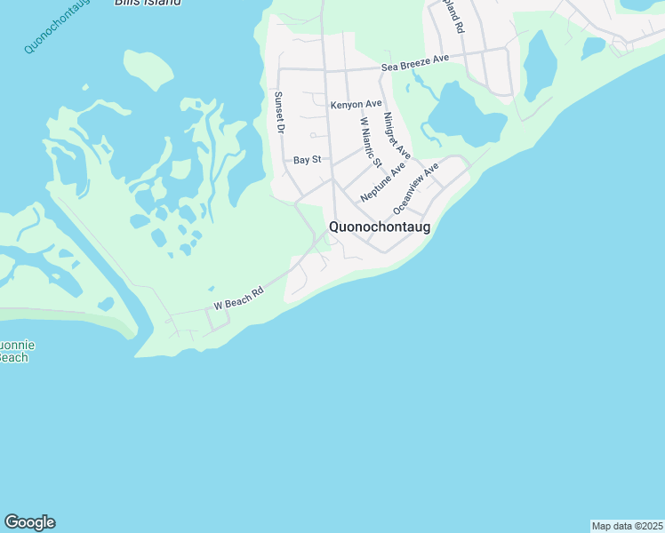 map of restaurants, bars, coffee shops, grocery stores, and more near 648A West Beach Road in Charlestown