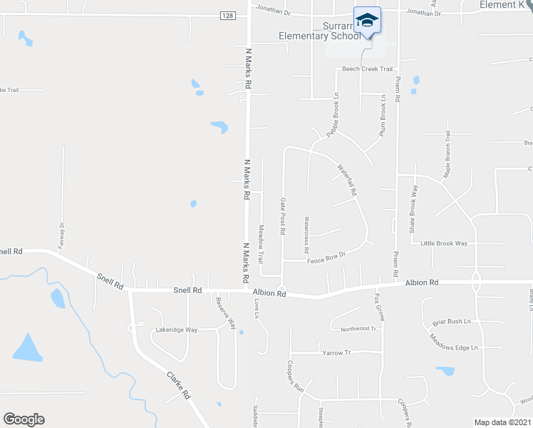 map of restaurants, bars, coffee shops, grocery stores, and more near 10807 Meadow Trail in Strongsville