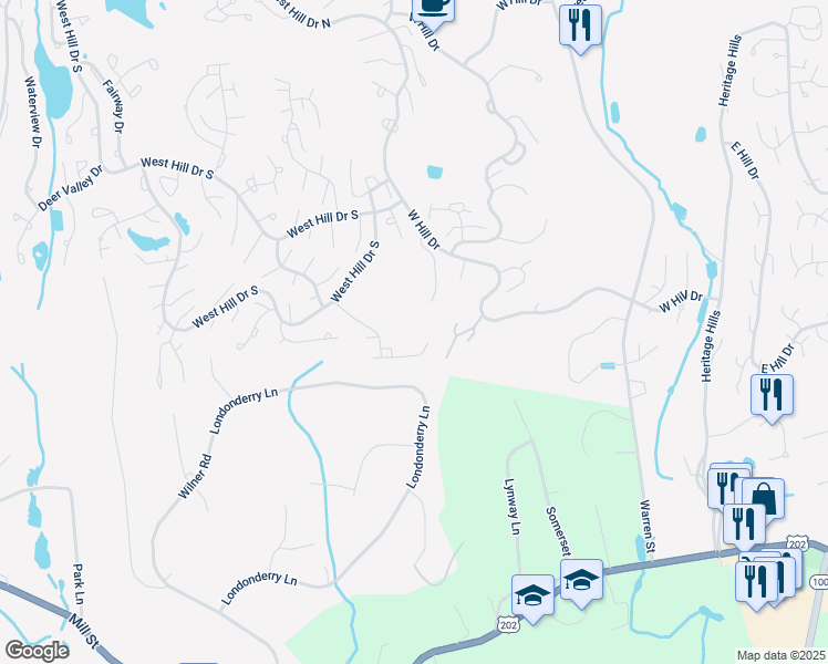 map of restaurants, bars, coffee shops, grocery stores, and more near 340C Heritage Hills in Westchester County