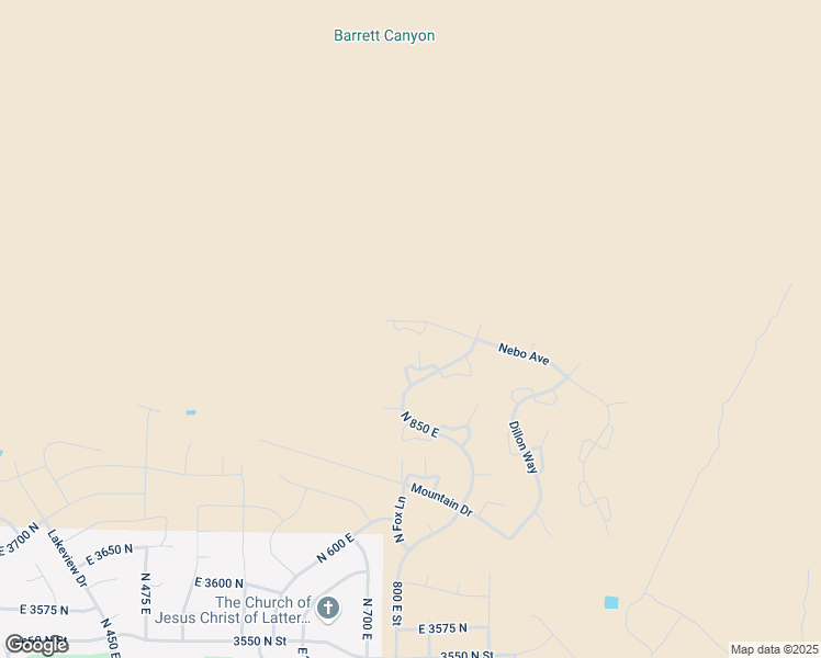 map of restaurants, bars, coffee shops, grocery stores, and more near 1044 Nebo Avenue in North Ogden