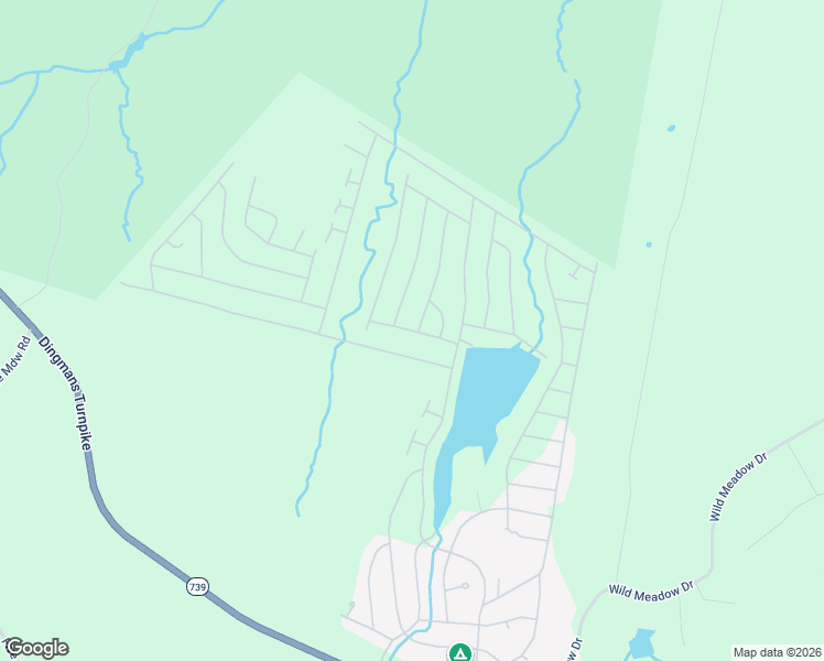 map of restaurants, bars, coffee shops, grocery stores, and more near Packanack Drive in Pike County