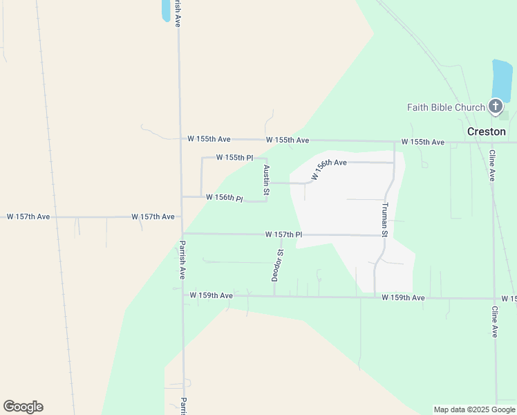 map of restaurants, bars, coffee shops, grocery stores, and more near 9201 West 156th Place in Lowell