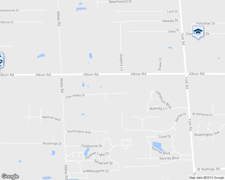 map of restaurants, bars, coffee shops, grocery stores, and more near 10928 Glen Abbey Drive in North Royalton