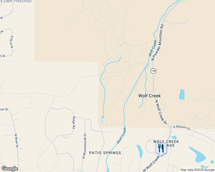 map of restaurants, bars, coffee shops, grocery stores, and more near 4150 North Patio Springs Circle in Eden