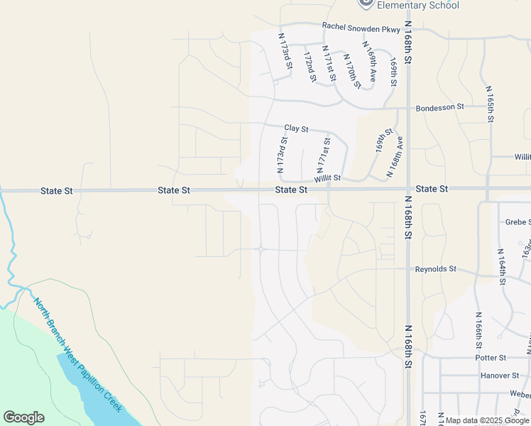 map of restaurants, bars, coffee shops, grocery stores, and more near 8201 Kilpatrick Parkway in Bennington