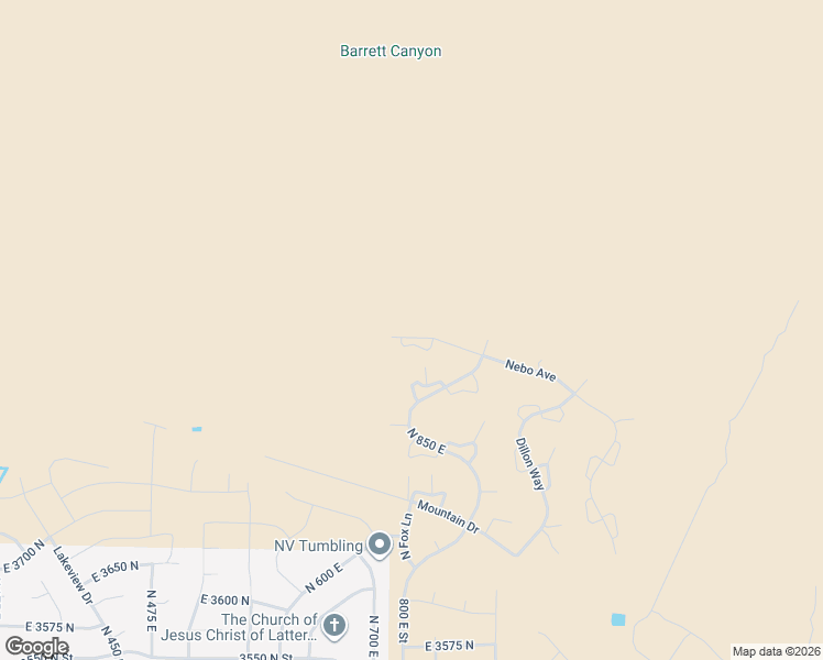 map of restaurants, bars, coffee shops, grocery stores, and more near 811 Nebo Avenue in North Ogden