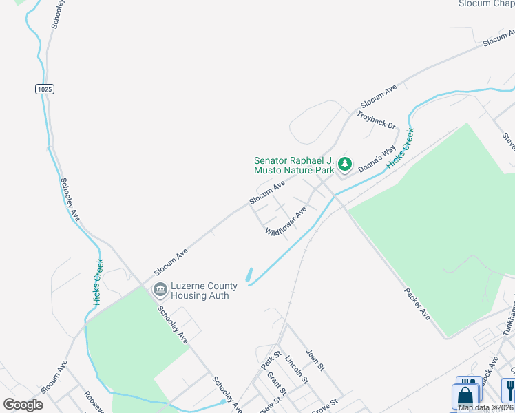 map of restaurants, bars, coffee shops, grocery stores, and more near 400-422 Slocum Ave in Exeter