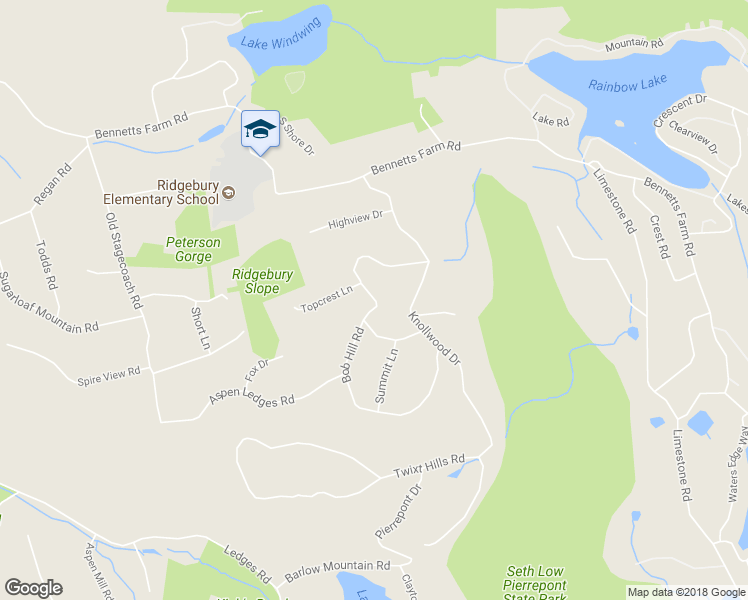 map of restaurants, bars, coffee shops, grocery stores, and more near 62 Bob Hill Road in Ridgefield