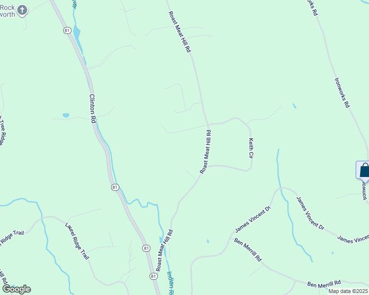 map of restaurants, bars, coffee shops, grocery stores, and more near 68 Roast Meat Hill Road in Killingworth