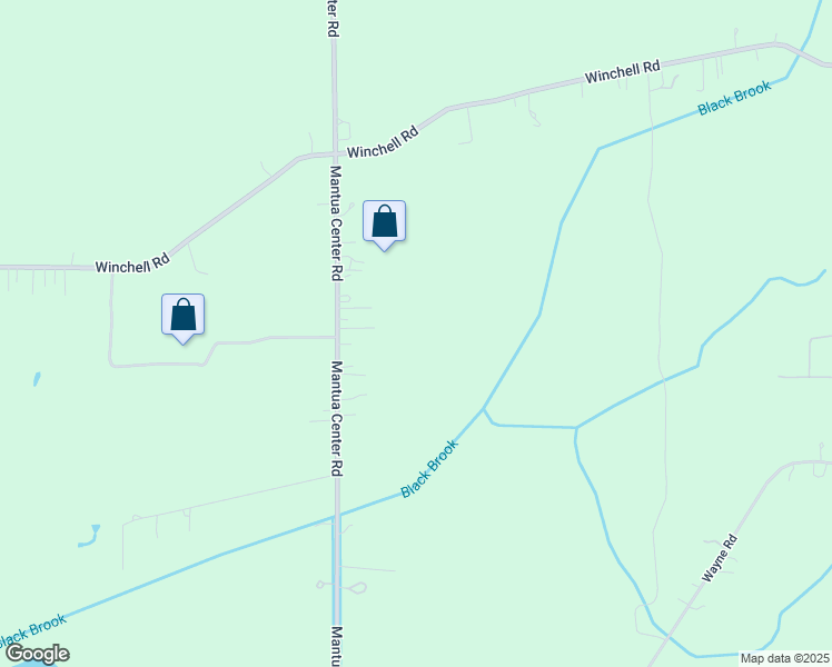 map of restaurants, bars, coffee shops, grocery stores, and more near 12620 Mantua Center Road in Mantua