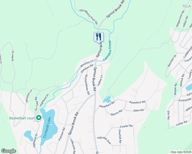 map of restaurants, bars, coffee shops, grocery stores, and more near 371 Sprout Brook Road in Philipstown