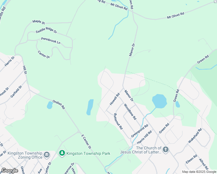 map of restaurants, bars, coffee shops, grocery stores, and more near 205 Woodbine Road in Shavertown