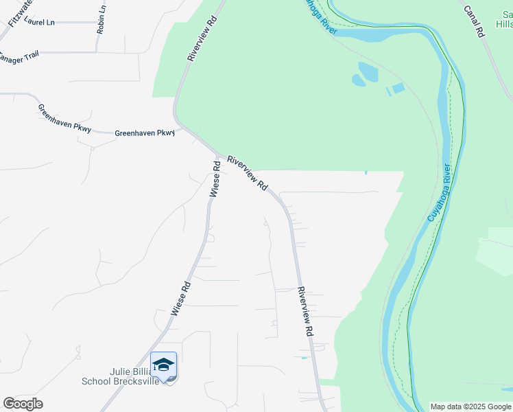 map of restaurants, bars, coffee shops, grocery stores, and more near 9225 Province Lane in Brecksville