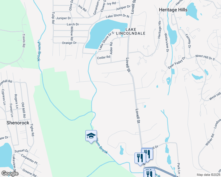 map of restaurants, bars, coffee shops, grocery stores, and more near 11 Florence Drive in Mahopac