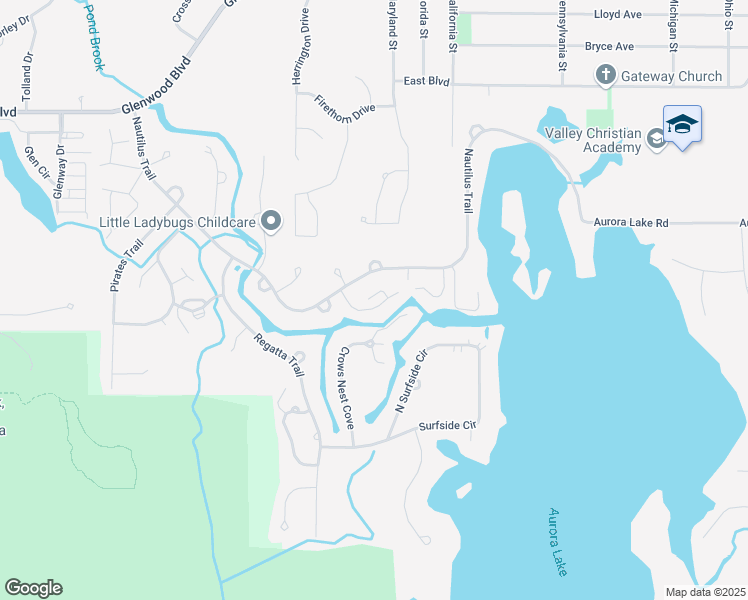 map of restaurants, bars, coffee shops, grocery stores, and more near 3767 Commodore Cove West in Aurora
