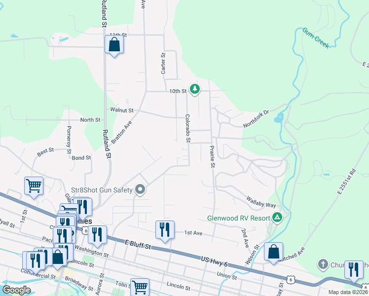 map of restaurants, bars, coffee shops, grocery stores, and more near 795 Colorado Street in Marseilles