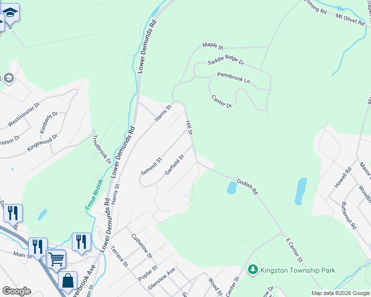 map of restaurants, bars, coffee shops, grocery stores, and more near 2 Hill Street in Dallas