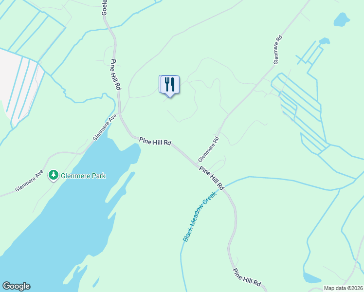 map of restaurants, bars, coffee shops, grocery stores, and more near 558 Pine Hill Road in Chester