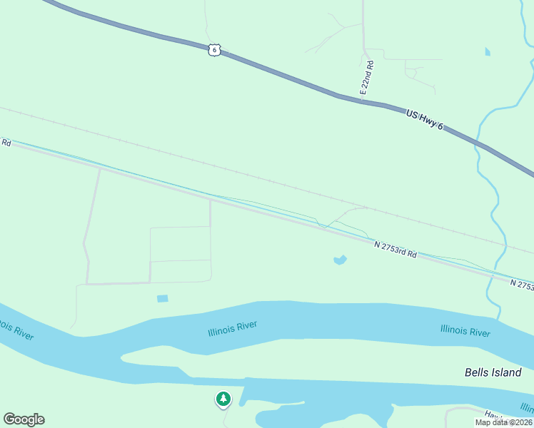 map of restaurants, bars, coffee shops, grocery stores, and more near 2180 North 2753rd Road in Ottawa