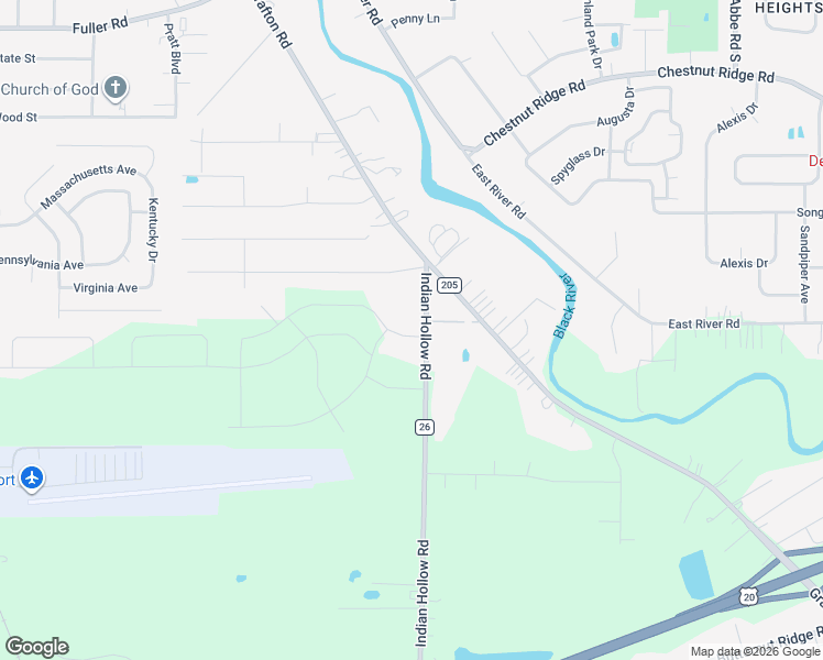 map of restaurants, bars, coffee shops, grocery stores, and more near 10555 Indian Hollow Road in Elyria