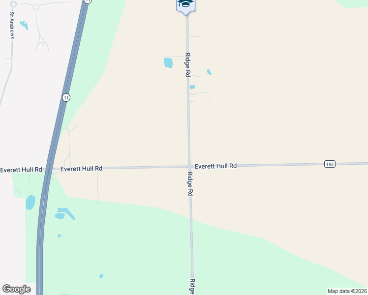 map of restaurants, bars, coffee shops, grocery stores, and more near 4335 Ridge Road in Cortland