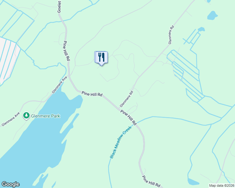 map of restaurants, bars, coffee shops, grocery stores, and more near 552 Pine Hill Road in Chester