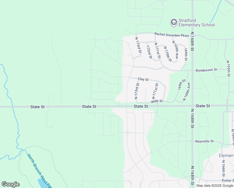 map of restaurants, bars, coffee shops, grocery stores, and more near 8514 Kilpatrick Parkway in Bennington