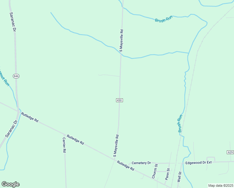 map of restaurants, bars, coffee shops, grocery stores, and more near 93 South Maysville Road in Transfer