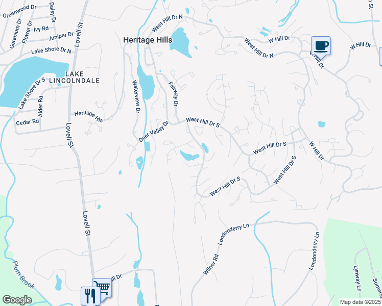 map of restaurants, bars, coffee shops, grocery stores, and more near 617A Heritage Hills in Westchester County