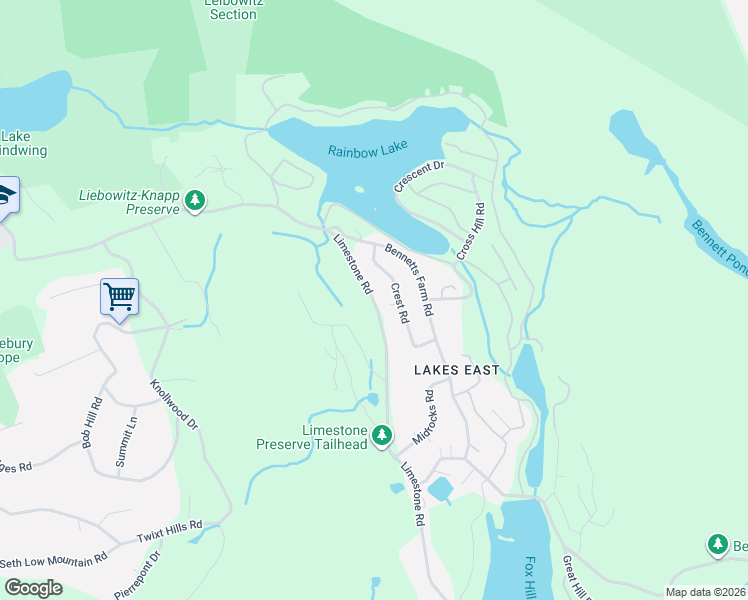 map of restaurants, bars, coffee shops, grocery stores, and more near 456 Limestone Road in Ridgefield