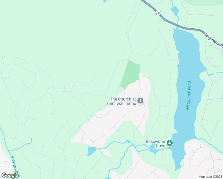 map of restaurants, bars, coffee shops, grocery stores, and more near 119 Overlook Lane in Hawley