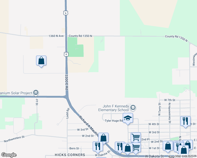 map of restaurants, bars, coffee shops, grocery stores, and more near 2-6 Ponsetti Drive in Spring Valley