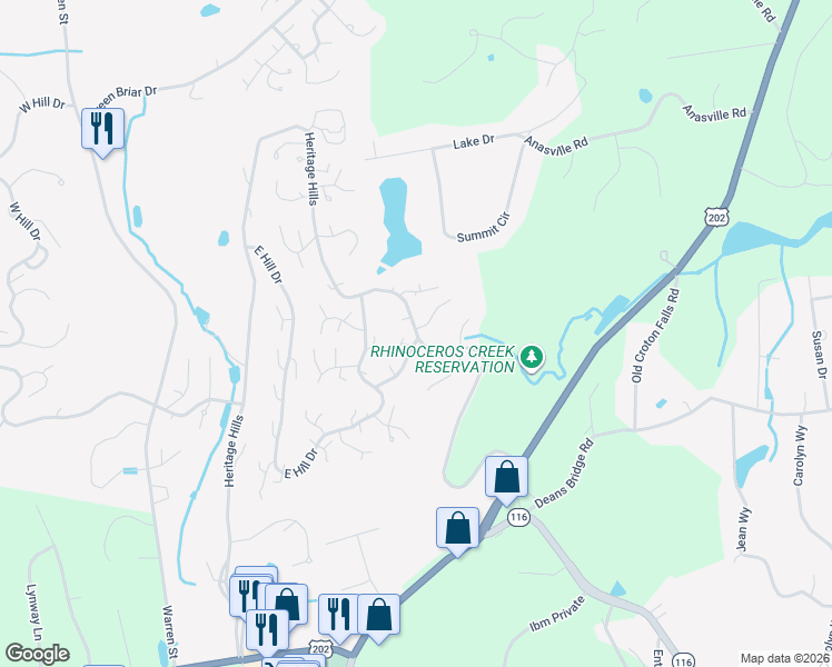 map of restaurants, bars, coffee shops, grocery stores, and more near 199 Heritage Hills Drive in Heritage Hills