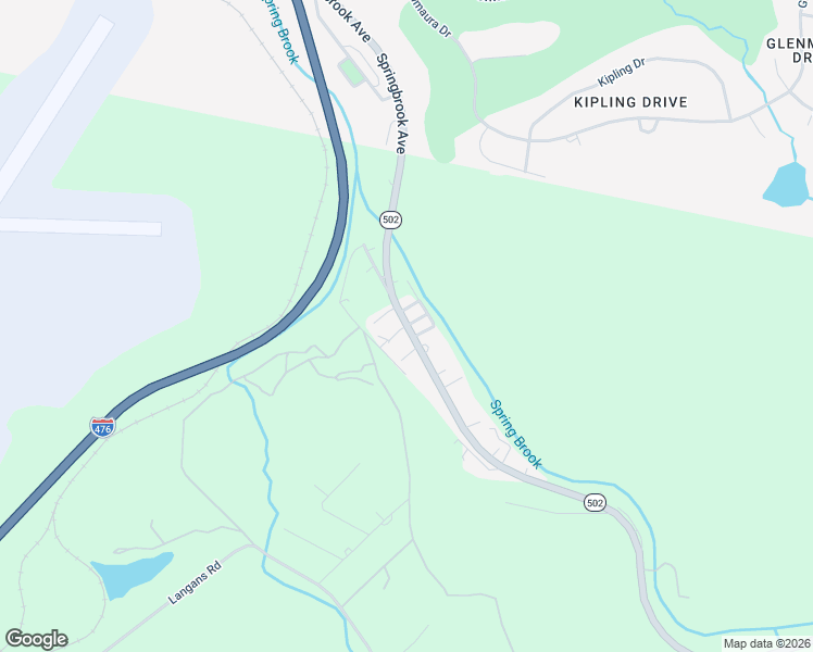 map of restaurants, bars, coffee shops, grocery stores, and more near 126 Glendale Road in Pittston