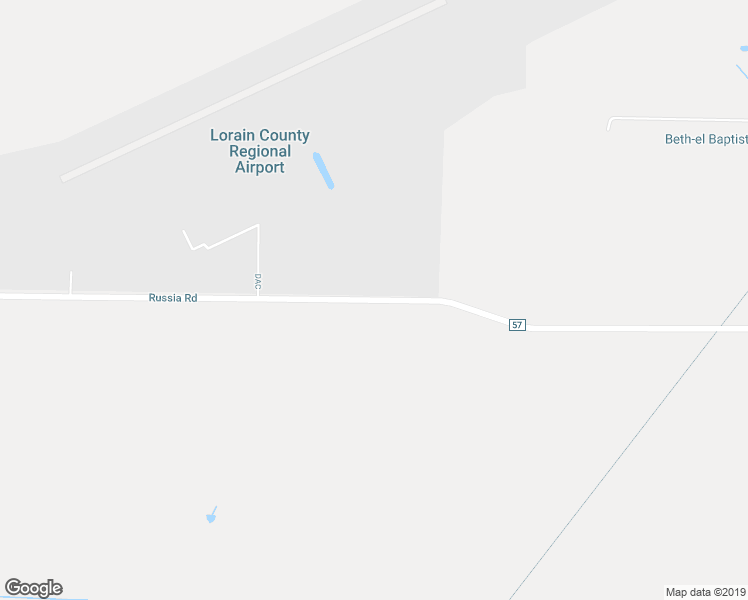 map of restaurants, bars, coffee shops, grocery stores, and more near 44001 Russia Road in Elyria