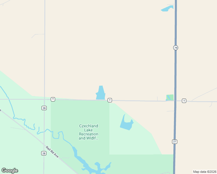 map of restaurants, bars, coffee shops, grocery stores, and more near 2750 County Road T in Prague