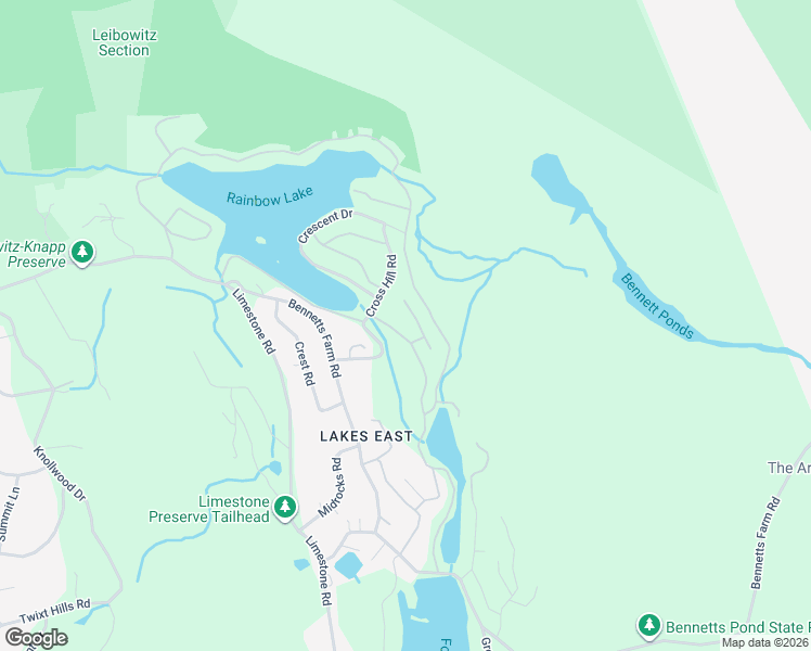 map of restaurants, bars, coffee shops, grocery stores, and more near 12 Lakeside Drive Extension in Ridgefield