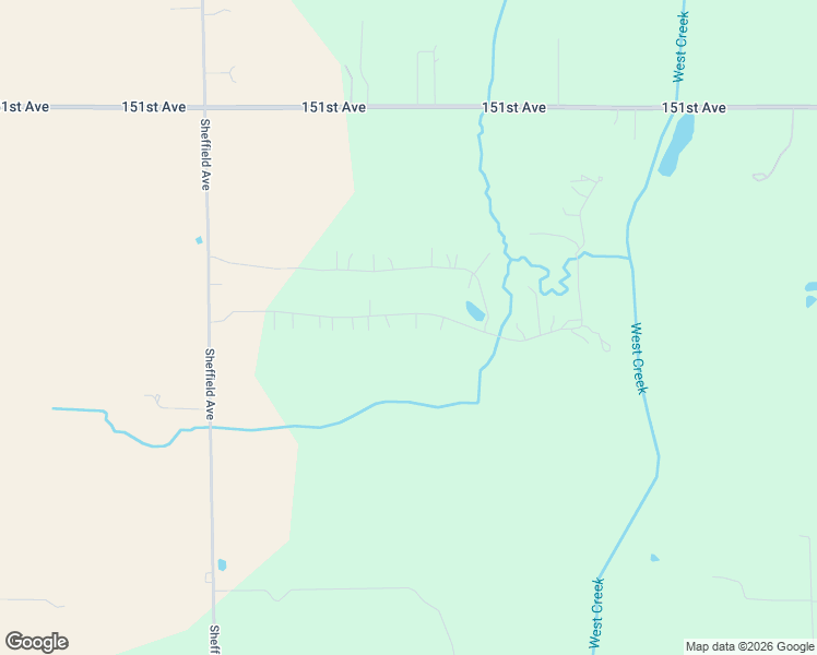 map of restaurants, bars, coffee shops, grocery stores, and more near 14376-14690 West 154th Place in Cedar Lake
