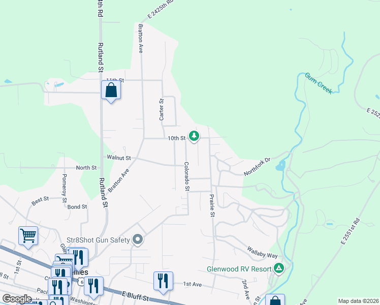 map of restaurants, bars, coffee shops, grocery stores, and more near 915 Colorado Street in Marseilles