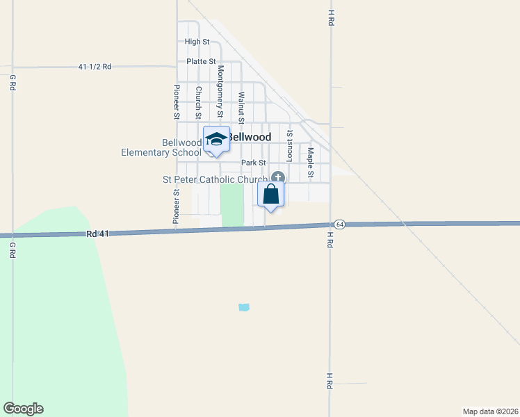 map of restaurants, bars, coffee shops, grocery stores, and more near 118 Esplanade Street in Bellwood