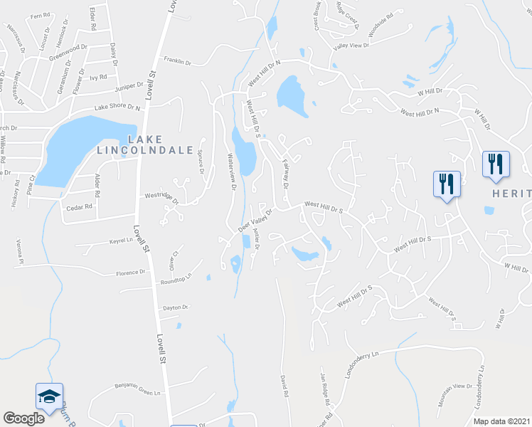 map of restaurants, bars, coffee shops, grocery stores, and more near 674B Heritage Hills in Westchester County