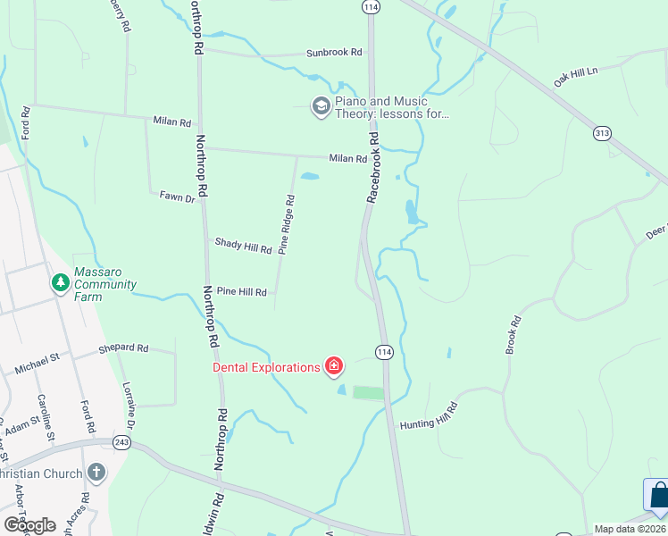 map of restaurants, bars, coffee shops, grocery stores, and more near 1174 Old Racebrook Road in Woodbridge