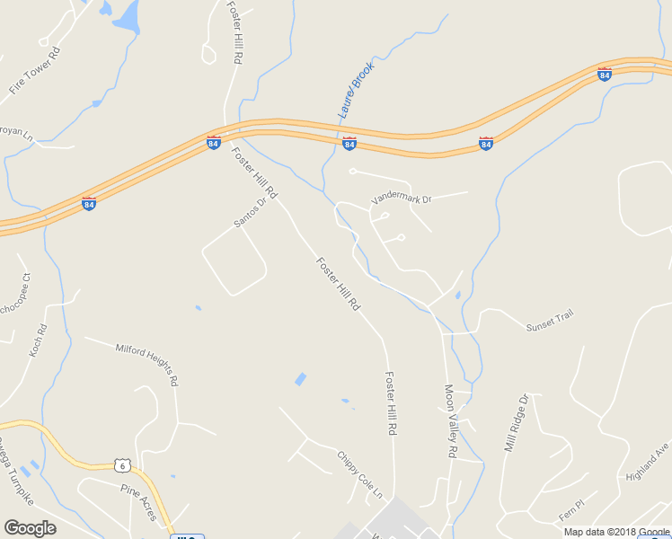 map of restaurants, bars, coffee shops, grocery stores, and more near 169 Foster Hill Road in Milford