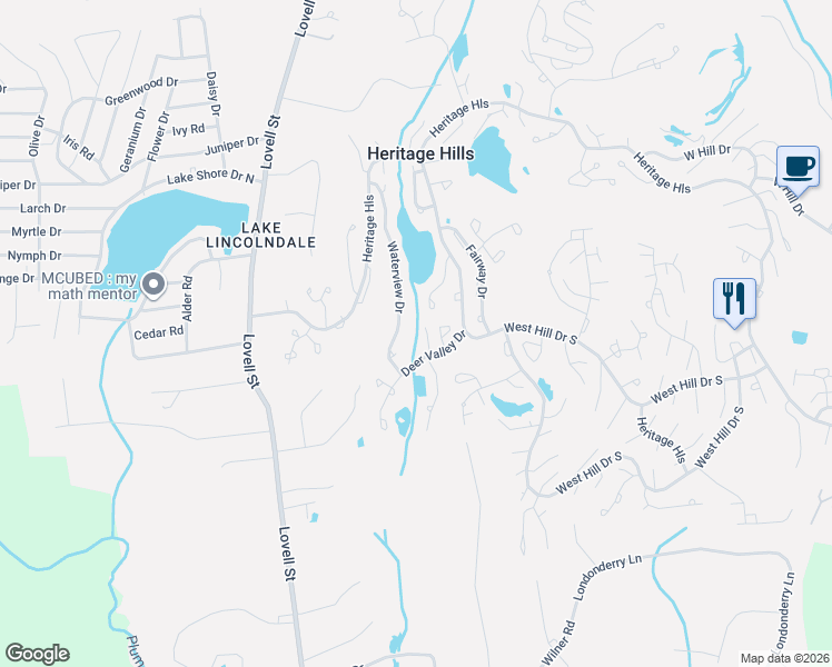 map of restaurants, bars, coffee shops, grocery stores, and more near 648B Heritage Hills in Westchester County