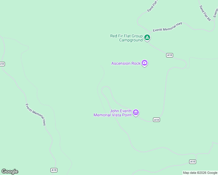map of restaurants, bars, coffee shops, grocery stores, and more near Everitt Memorial Highway in Mount Shasta